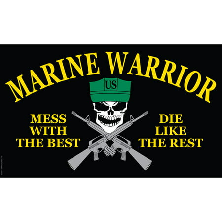 U.S. Marines Mess With The Best Die Like The Rest Flag 3ft x (Best Gardens In The Us)