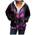 thumbnail image 6 of Gibobby Womens Zip Up Hoodies Long Sleeve Fit Hooded Sweatshirts Casual Lightweight Jacket Fall Winter Coat(L,Pink), 6 of 7
