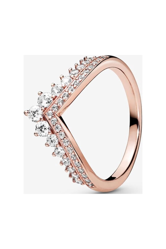 Princess Wishbone Ring Size 7.5 - 187736CZ-56