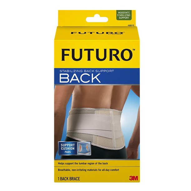 3M Futuro Back Support, Small / Medium Unisex, 46815ENR Case of 2