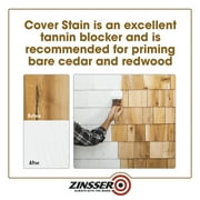 White, Zinsser Cover Stain Oil-Based Primer-3501, 1 gal