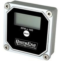 Quickcar Racing Products LCD Recall Tach Black