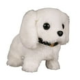 thumbnail image 5 of Almencla Interactive Electronic Puppy Plush Toy Companion Plush Animal Interaction Gift Realistic Electronic Pet for Kids Holiday Gift , White, 5 of 8