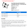 thumbnail image 2 of Front Ball Joint and Tie Rod End Kit - Compatible with 2013 - 2015 Acura ILX 2014, 2 of 2