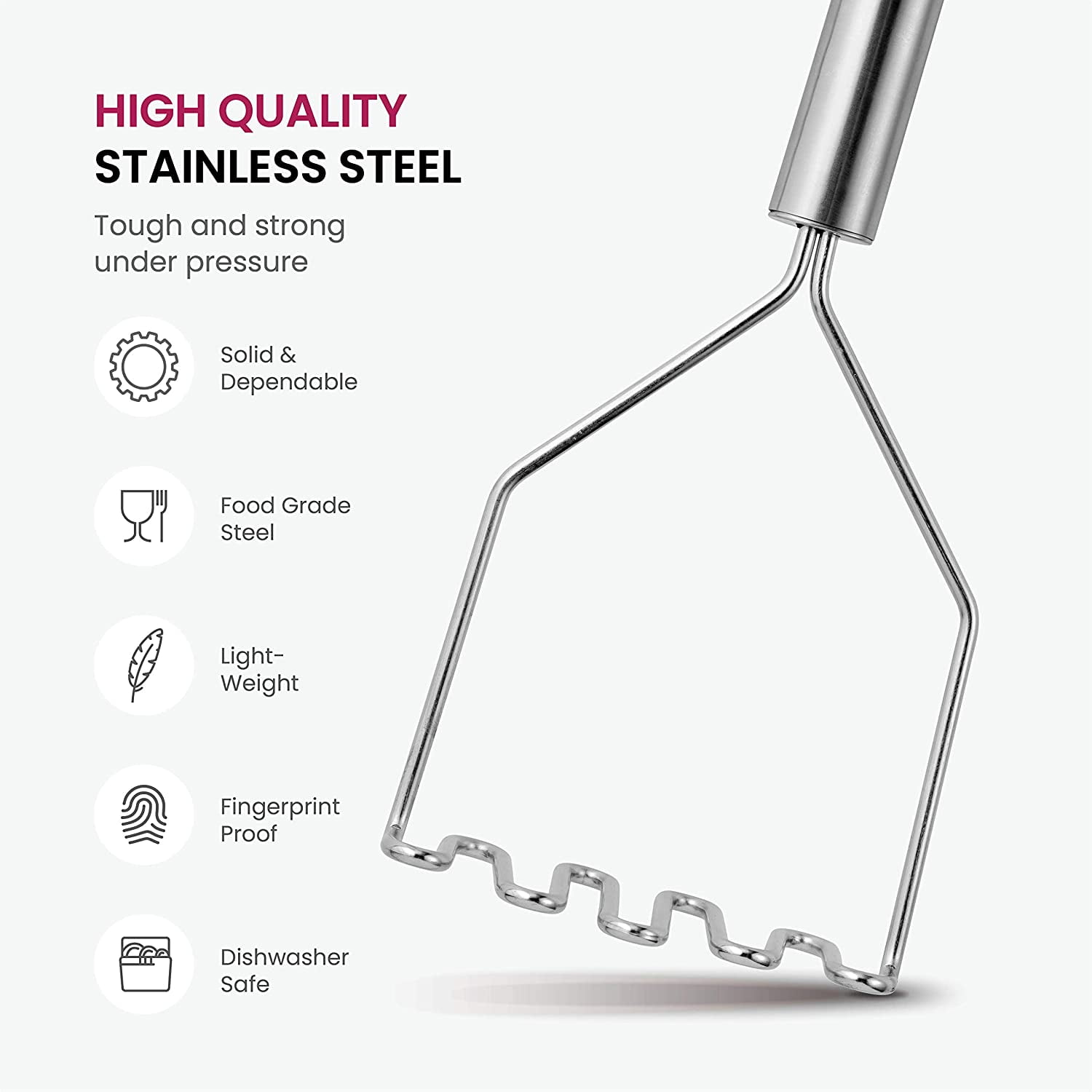 Stainless-Steel Kitchen Utensil Set - 10-piece premium Nonstick & Heat  Resistant Kitchen Gadgets, Tu…See more Stainless-Steel Kitchen Utensil Set  