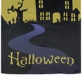 thumbnail image 4 of Northlight Spooky House Halloween Outdoor House Flag with Bats and Witch 28" x 40", 4 of 7