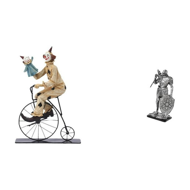 Figura de , estatua de caballero de resina, escultura decorativa coleccionable, adorno de mesa, artesanía realista, ideal para el hogar, la ofic