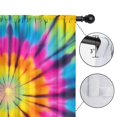 thumbnail image 4 of Blackout Kids Curtains,Rainbow Tie Dye Mandala Pattern Childrens Insulated Curtains Set Of 2,Bedroom Essentials,Toddler Room Decor 52"x63", 4 of 5
