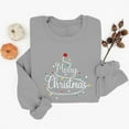 thumbnail image 2 of Christmas Sweatshirts for Women Merry Christmas Alphabets Graphic Pullover Sweater Blouses Crew Neck Shirts Top Long Sleeve Sweatshirt Top Xmas Clothes, 2 of 6