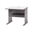 thumbnail image 4 of Series A 36W Desk in Pewter and White Spectrum - Engineered Wood, 4 of 5