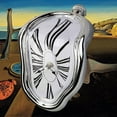 thumbnail image 1 of Reloj decorativo de fusión FAREVER Salvador Dalí Rome Silver, 1 of 9