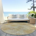 thumbnail image 6 of Addison Rugs Chantille Indoor/Outdoor Transitional Circles Gold Washable Round Rug, 8' x 8', 6 of 6