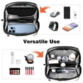 thumbnail image 6 of Yak Digital Bag Oxford Cloth Waterproof Travel Organizer Charger Pouch Cell Phone Charger Station Computer Cord Organizer 5.9x9.44x3.14 in, 6 of 6