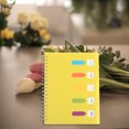 thumbnail image 5 of TEHAUX Spiral Notepad College School Supplies PP Cover Multi Diary Writing Travel 1Pcs Back to School, 5 of 5
