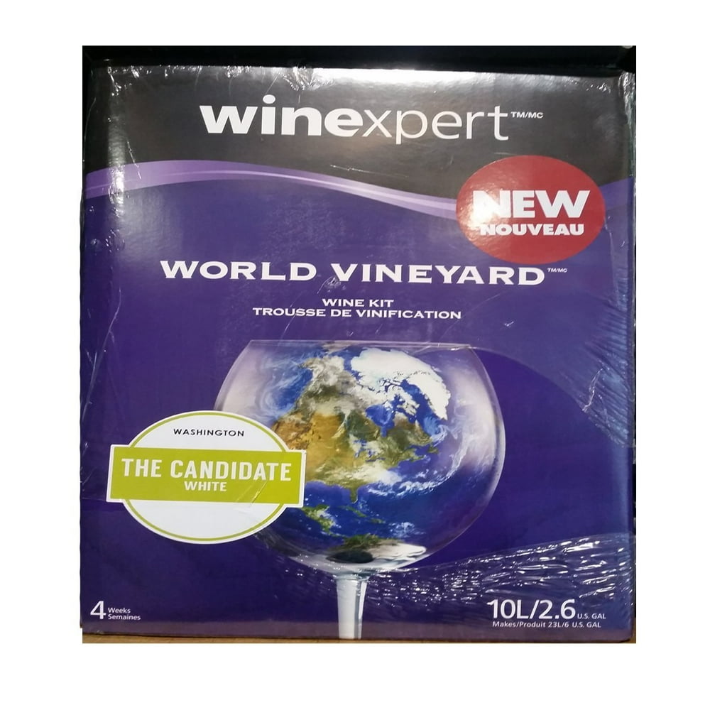 WineXpert Candidate White Wine Kit 6 Gallons Limited Edition