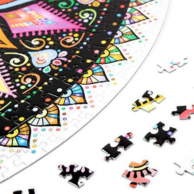 Bgraamiens Puzzle Geometric Colorful Mandala 1000 Pieces Creative