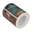 thumbnail image 1 of 1 Roll Washi Paper Tape Vintage Decorative Tape for Journals Scrapbooking DIY Crafts Easy to Tear Remove No Sticky Residue for Notebooks Jars, 1 of 3