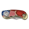 thumbnail image 2 of American Flag Coin Pocket Knife with Silver Wartime Jefferson Nickel, 2 of 3