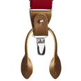 thumbnail image 2 of Buyless Fashion Suspenders For Men - 48" Adjustable Straps 1 1/4" - Y Back With Clips And Buttons - 5120-Red, 2 of 7