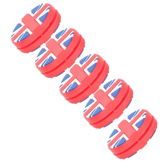 TAILTOSS 5Pcs Silicone Tennis Dampener for Racket Vibration Reduction and Shock Absorption Flag Shaped