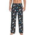 thumbnail image 1 of Balery Space Pantalones de pijama para hombre, pijama ultraligero, pantalón de descanso-Small, 1 of 6