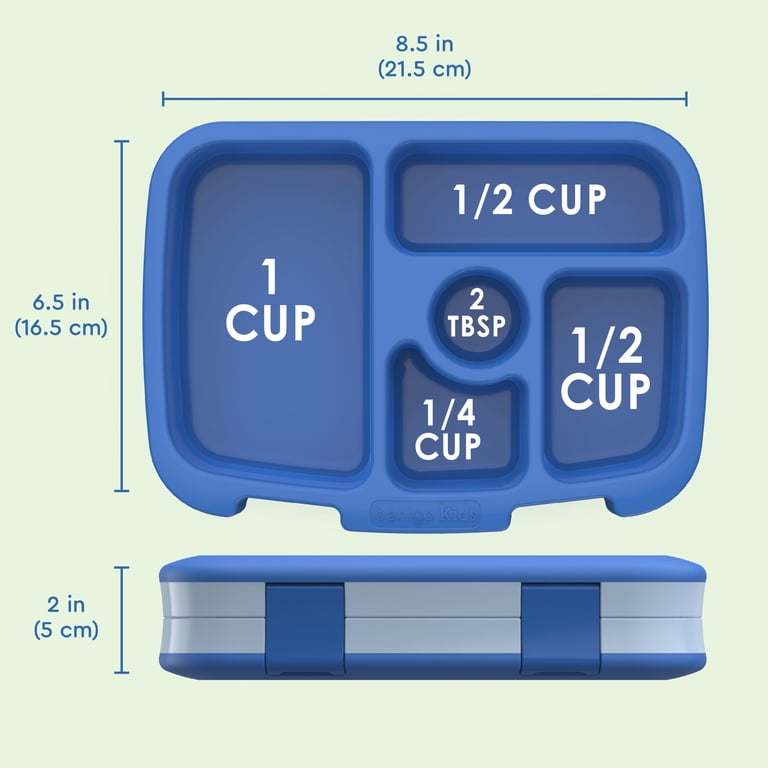 Bentgo Kids Bento Lunch Box, 5-Compartment Blue photo 7