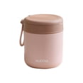 thumbnail image 1 of Wosthever Taza de desayuno, taza de café, tarro de leche, acero inoxidable, mantiene el calor, gran capacidad, mano de obra fina, a prueba de herrumbre, Mostrada Rosa Claro/430ML Wosthever HA080704-02, 1 of 6