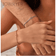 thumbnail image 2 of 2pzs Pulsera De Parejas Acero Inoxidable Nudo De Amor Para Mujeres Hombres Xtellar dorado, 2 of 3
