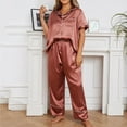 thumbnail image 6 of Dwaogom Women Summertime Large Size Pajamas Loose Casual Loungewear Women Outfits Sweatsuit Pullover Tops And High Waisted Shorts, 6 of 9