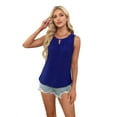 thumbnail image 2 of Womens Sleeveless Tank Top Blue XL, 2 of 7