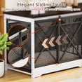 thumbnail image 6 of 78 inch Double Dog Crate Furniture for 2 Dogs Lager Dog Wooden Crate Kennel table with Removable Divider Indoor Dog House for Small Medium Large Extra Large Size White, 6 of 10