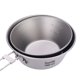 thumbnail image 2 of Cuenco de titanio Doorslay 300ml / 450ml Cuenco de titanio Ultraligero para acampar Cena Recipiente para comida con marcador de volumen para el hogar Al aire libre Camping Senderismo Mochilero Abanopi Cuenco de titanio, 2 of 7