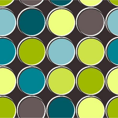 Creative Cuts Large Multi Dot Canvas Fabric By The Yard, Blue