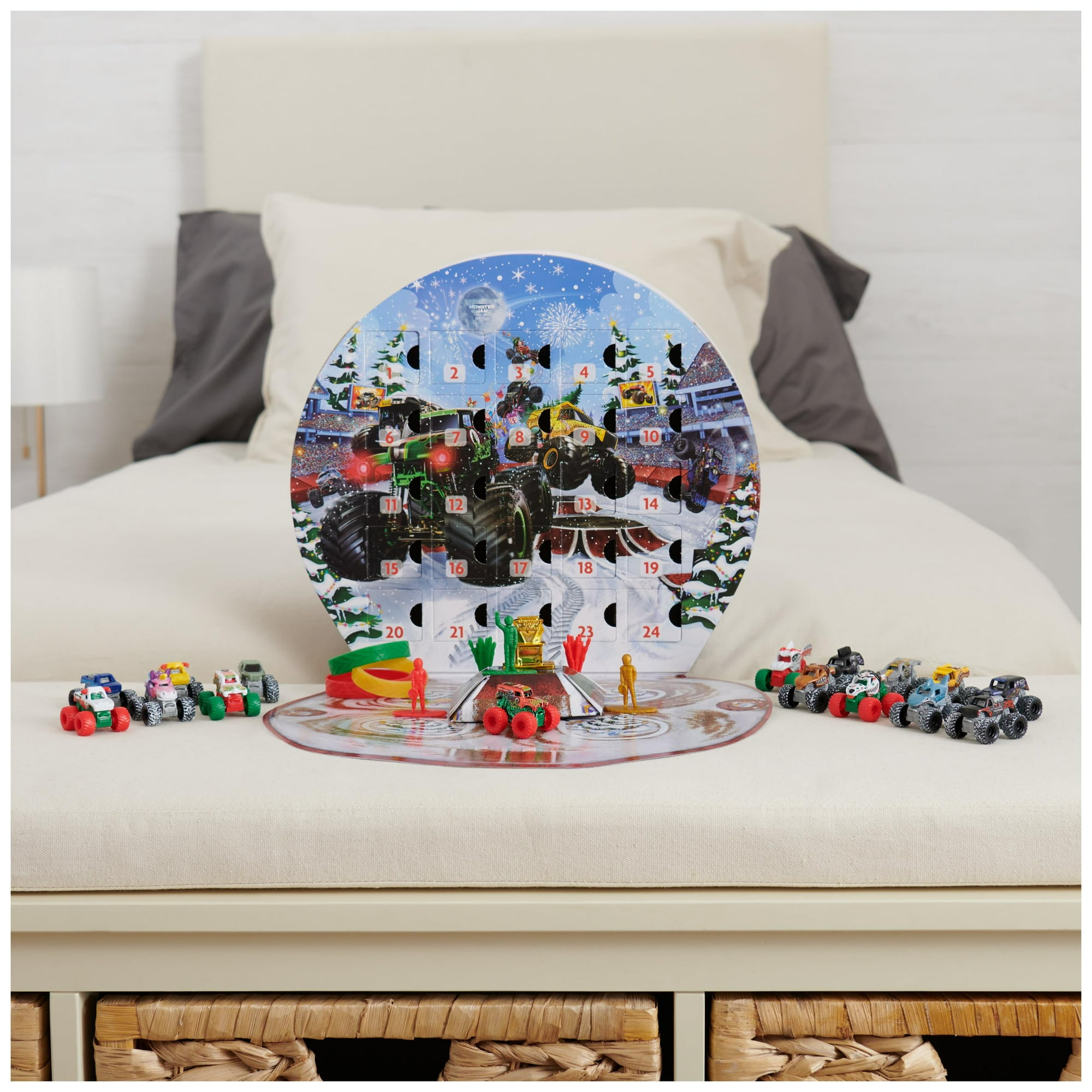 Monster Jam Mini Holiday 2024 Advent Calendar, 24 Days of