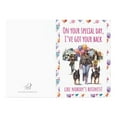 thumbnail image 3 of "I've got your back like nobody's business" - Birthday Day Greeting Cards (1, 10, 30, and 50pcs), 3 of 5