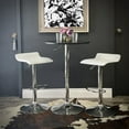 thumbnail image 2 of Bronte Living Leatherette Bar Stool 360 Swivel High Backrest Adjustable Height Base with Hard Floor Protection Plastic - Series Miranda - Set of 2, 2 of 8