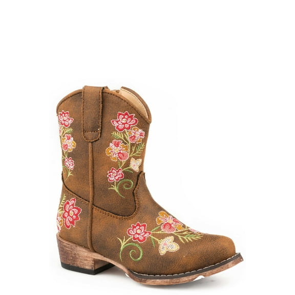 Roper Girls Juliet Round Toe Cowboy Ankle Boots