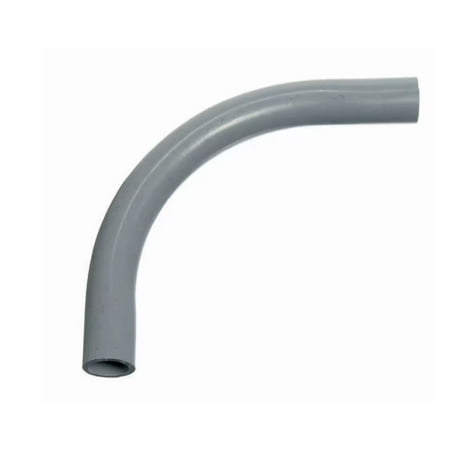 Carlon 2 in. 90-Degree Schedule 80 PVC 24 in. Bend Radius Plain End Elbow