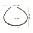 thumbnail image 3 of 1 Pc Classic Elegant Frosted Twist Hairband for Women for Girls 5.51"x4.72" Green, 3 of 4