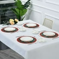 thumbnail image 4 of WOBOGO Christmas Tabby Cat Round Placemats Set of 4 Heat Resistant Washable Kitchen Table Decorations 15.4in, 4 of 7