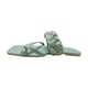 thumbnail image 2 of Pantuflas de playa informales para mujer, con punta abierta, tejidas, con fondo plano y punta cuadrada Wmkox8yii ytu3544, 2 of 3