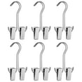 thumbnail image 5 of Double Decker Hanging Boot Storage with 12 Silver Boot Hangers, 5 of 6