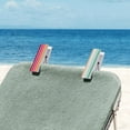 thumbnail image 4 of MS BEACH TOWEL CLIP - WARM STRIPE DESIGN, 4 of 4