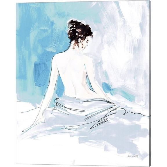 Nude I Blue by Anne Tavoletti, Canvas Wall Art, 16W x 20H