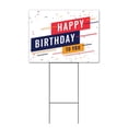 thumbnail image 1 of Happy Birthday To You (18" x 24") Yard Sign, Includes Metal Step Stake, 1 of 6