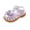 a7-Purple, variant on Girls Soft Open Toe Sandals Princess Flat Shoes Summer Sandals(Toddler/Little Kid) Size 7,White