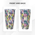 thumbnail image 3 of Fotbe Llamas Colorful Pattern 20 oz Tumbler Stainless Steel Vacuum Insulated Coffee Ice Cup Double Wall Travel Flask Leak-proof Coffee Cup-Straw Three-piece Set, 3 of 8