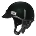 thumbnail image 1 of Casco Woljay Retro Half DOT certificado negro brillante (M), 1 of 4