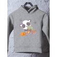 thumbnail image 3 of Cute Baby Panda W Gummy Eyes Hoodie Toddler -Image by Shutterstock,  2 Toddler, 3 of 4
