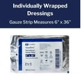 thumbnail image 4 of Vaseline Petrolatum Impregnated Dressing 6 x 36" Rectangle Mesh Gauze 8884416600 72 Ct, 4 of 7